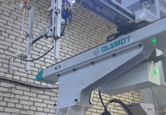 Осуществлена поставка робота. Съем садового забора, Владимир